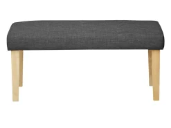 Banco 103x41x47 cm cinza escuro