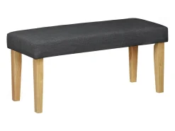 Banco 103x41x47 cm cinza escuro