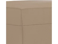Banco 70x35x41 cm couro artificial cor cappuccino