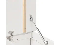 Banco 110x41x76,5 cm madeira de pinho maciça branco