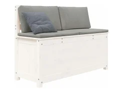 Banco 110x41x76,5 cm madeira de pinho maciça branco