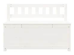 Banco 110x41x76,5 cm madeira de pinho maciça branco