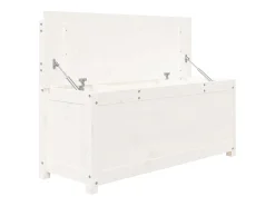 Banco 110x41x76,5 cm madeira de pinho maciça branco