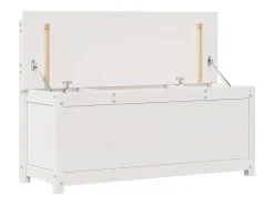 Banco 110x41x76,5 cm madeira de pinho maciça branco