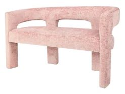 Banco 124,5x75x56 cm rosa Leith LET71BP