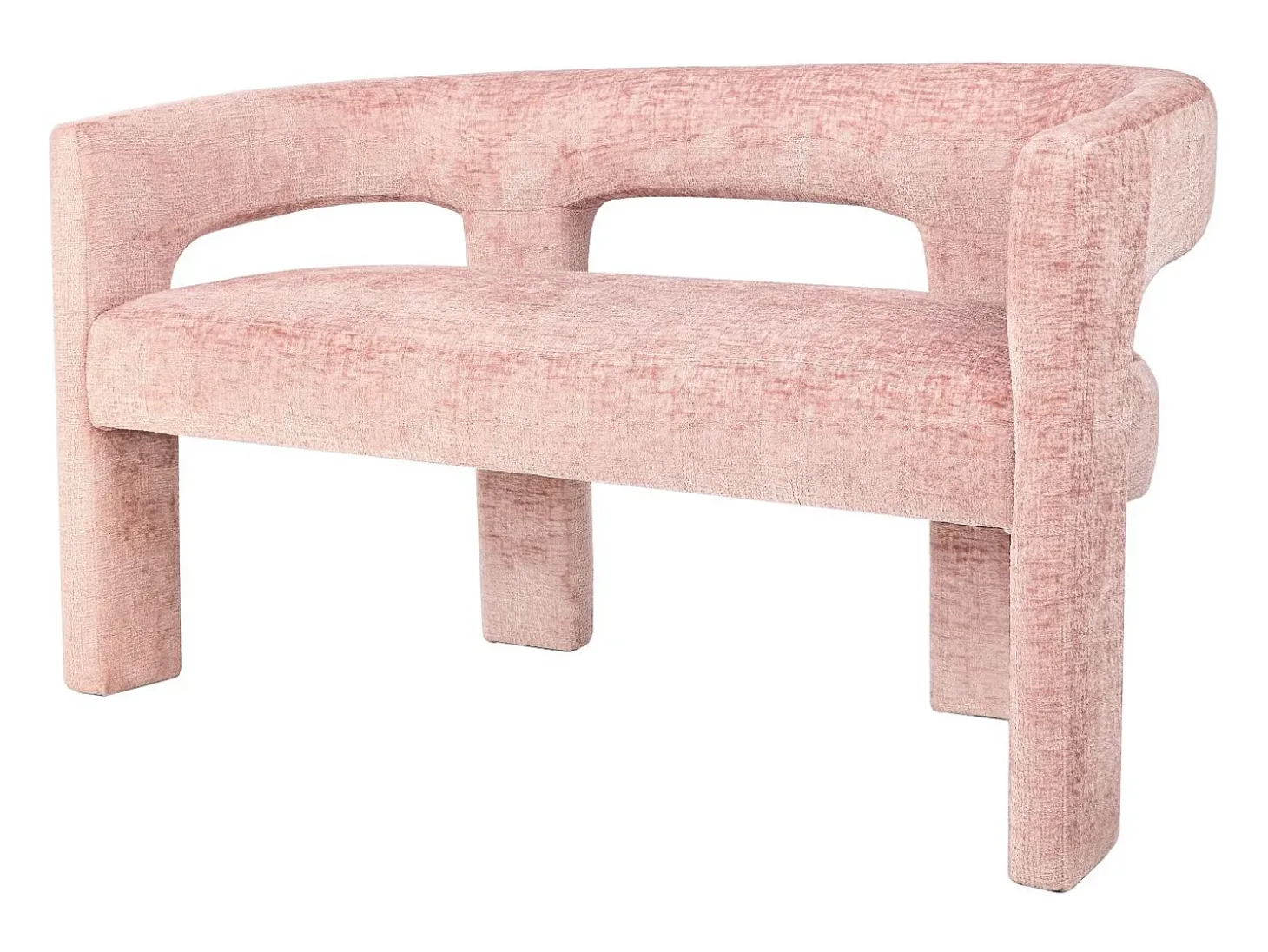 Banco 124,5x75x56 cm rosa Leith LET71BP
