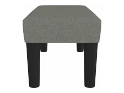 Banco 70x30x30 cm tecido cinzento-escuro