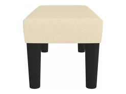 Banco 70x30x30 cm tecido cor creme
