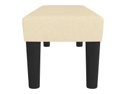 Banco 100x30x30 cm tecido cor creme