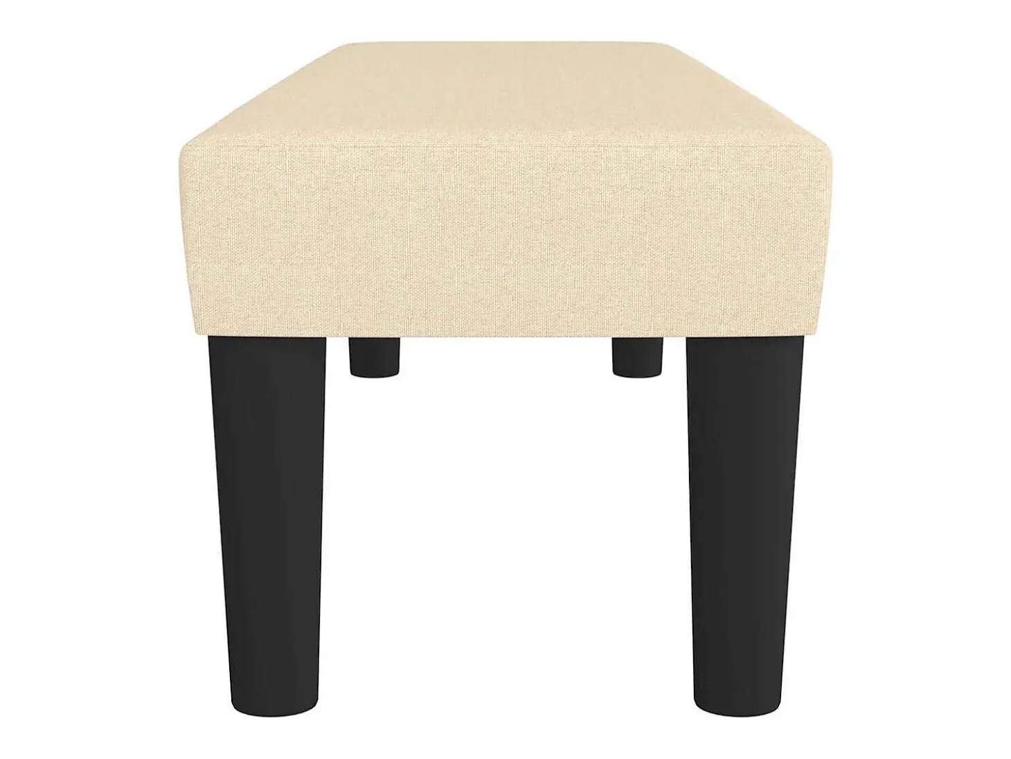 Banco 100x30x30 cm tecido cor creme
