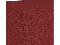 Banco 70x35x41 cm tecido vermelho tinto