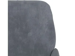 Banco 108x79x79 cm veludo cinzento-escuro