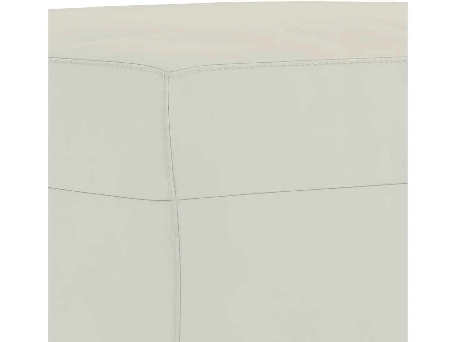 Banco 100x35x41 cm veludo cor creme