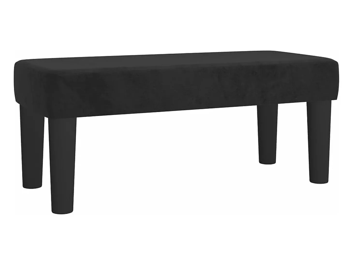 Banco 70x30x30 cm veludo preto