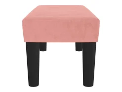 Banco 70x30x30 cm veludo rosa