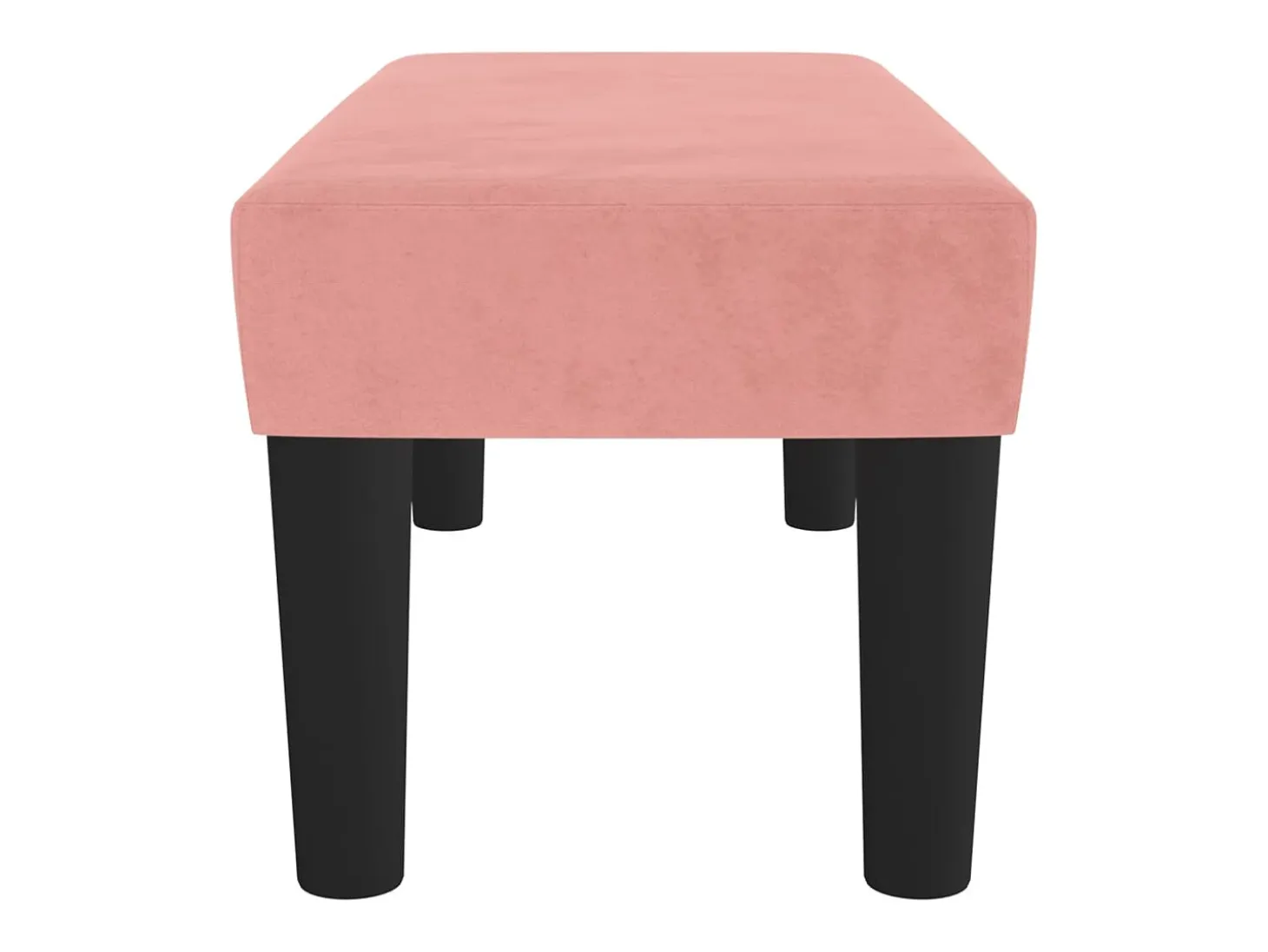 Banco 70x30x30 cm veludo rosa