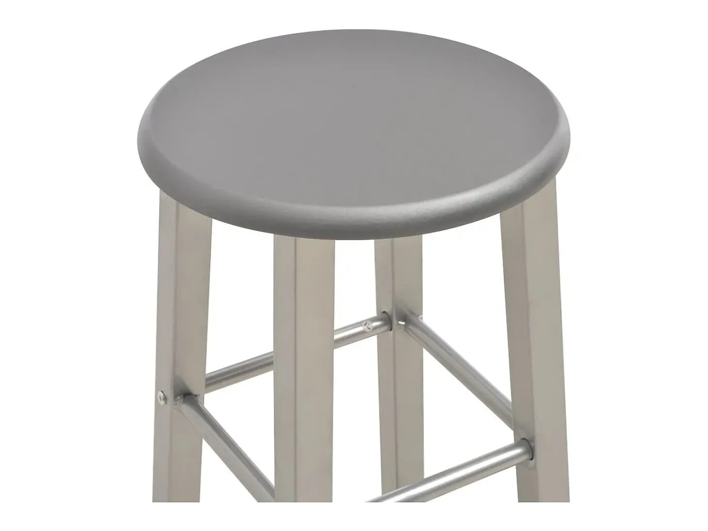 Bancos de bar 2 pcs MDF antracite