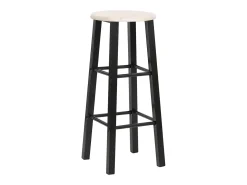 Bancos de bar 2 pcs MDF preto