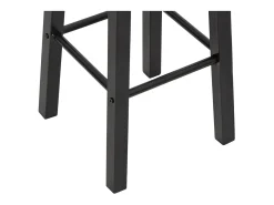 Bancos de bar 2 pcs MDF preto