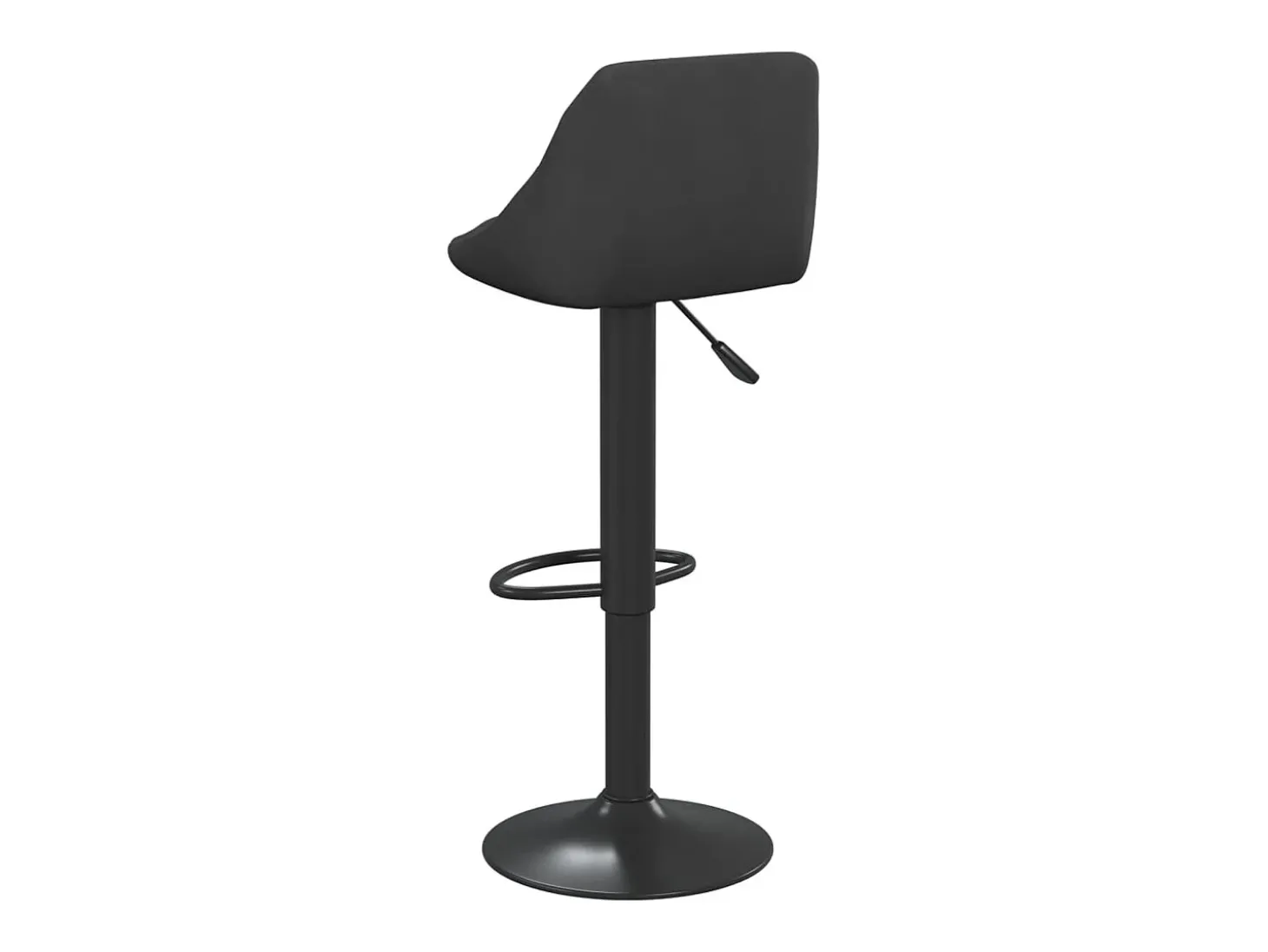 Bancos de bar 2 pcs veludo preto