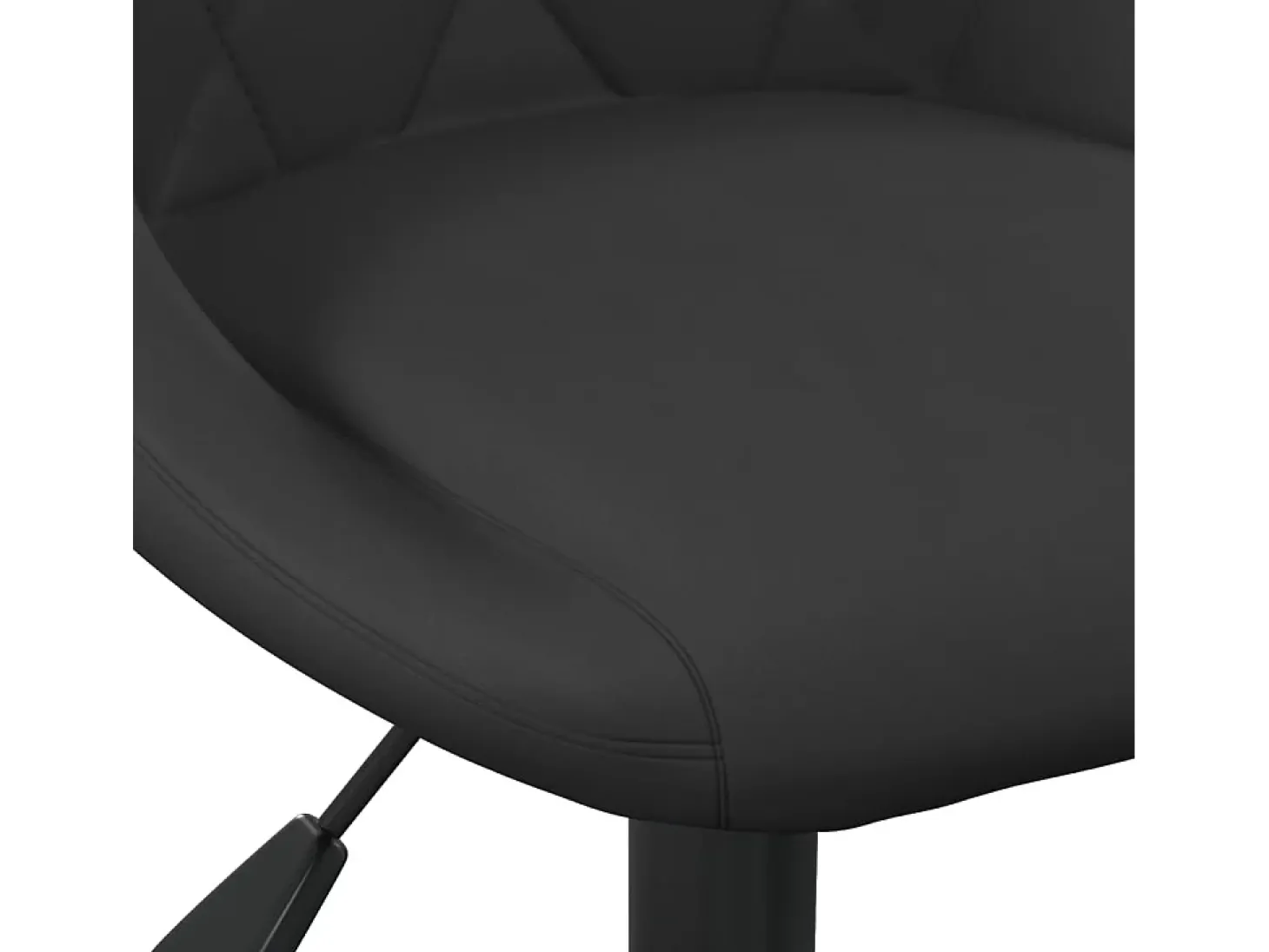 Bancos de bar 2 pcs veludo preto