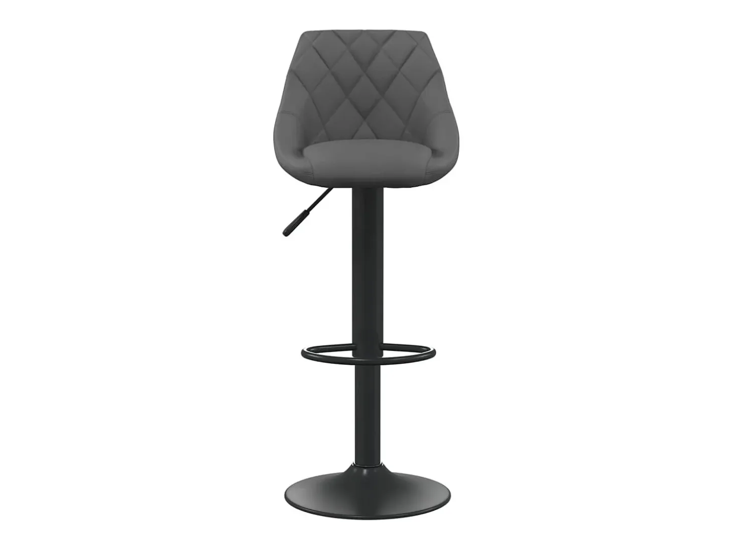 Bancos de bar 2 pcs veludo cinzento-escuro