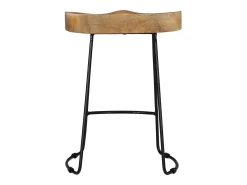 Bancos de bar Gavin 2 pcs madeira mangueira maciça