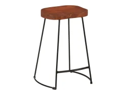 Bancos de bar Gavin 2pcs 45x40x63cm madeira de mangueira maciça