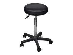Bancos de escritório 2 pcs 35,5x84 cm couro artificial preto