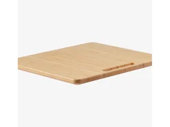 Bandeja Deslizante SucceBuy para Aparelhos de Cozinha, 26,7 x 33 cm, Prato Móvel para Cafeteira, Pequenos Eletrodomésticos de Cozinha, Cor Madeira
