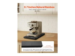 Bandeja Deslizante SucceBuy para Aparelhos de Cozinha, 40,6 x 30,5 cm, Placa Móvel, para Cafeteira, Pequenos Eletrodomésticos de Cozinha, Preto