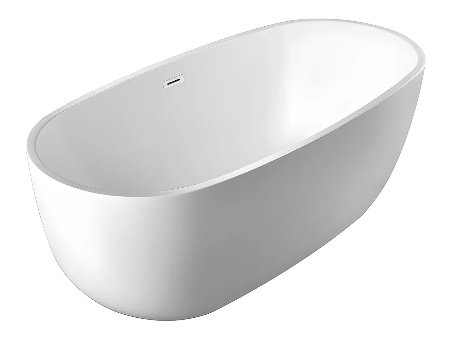 Banheira autónoma NICA - 170 * 80 * 58 cm - 238 L - Branco