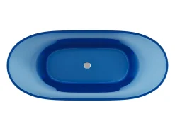 Banheira clássica 292 L, 160 x 72 x 56 cm, azul, resina - SPAVO