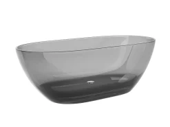 Banheira clássica 292 L, 160 x 72 x 56 cm, cinza, resina - SPAVO