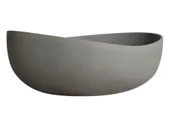 Banheira clássica assimétrica em cimento 160 x 97,5 x 58 cm - IVANOVO
