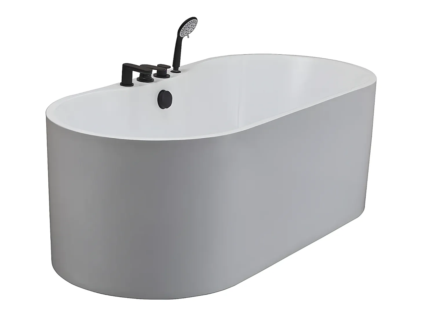Banheira clássica branca 195 L STEPONA - 150*75*58 cm