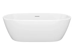 Banheira clássica branca 250 L acrílico 170 x 76 x 58 cm - YAMISA