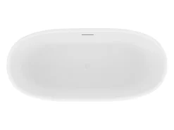 Banheira clássica branca 250 L acrílico 170 x 76 x 58 cm - YAMISA
