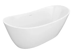 Banheira clássica branca 360 L acrílico 190 x 89 x 72 cm - BORAZA
