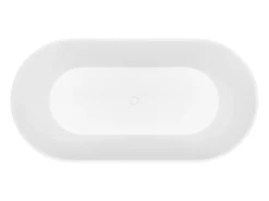 Banheira clássica estriada 255 l, 149x73x58 cm branco fosco acrílico - COBIANA