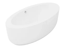 Banheira clássica oval branca 251 l, 185 x 91 x 58 cm, MARMATI