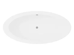 Banheira clássica oval branca 251 l, 185 x 91 x 58 cm, MARMATI