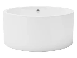 Banheira clássica redonda branca de 165 L, 130 x 130 x 58 cm - LAGUNO