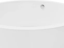 Banheira clássica redonda branca de 165 L, 130 x 130 x 58 cm - LAGUNO