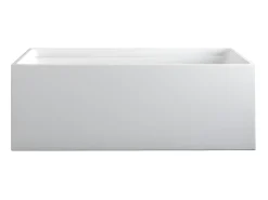 Banheira clássica retangular - 232 L - 150 x 75 x 60 cm - Branca - Acrílico - ASPIUS