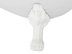 Banheira clássica retro - 200 L - 145 x 74 x 77 cm - Branco com pés brancos - NISOS