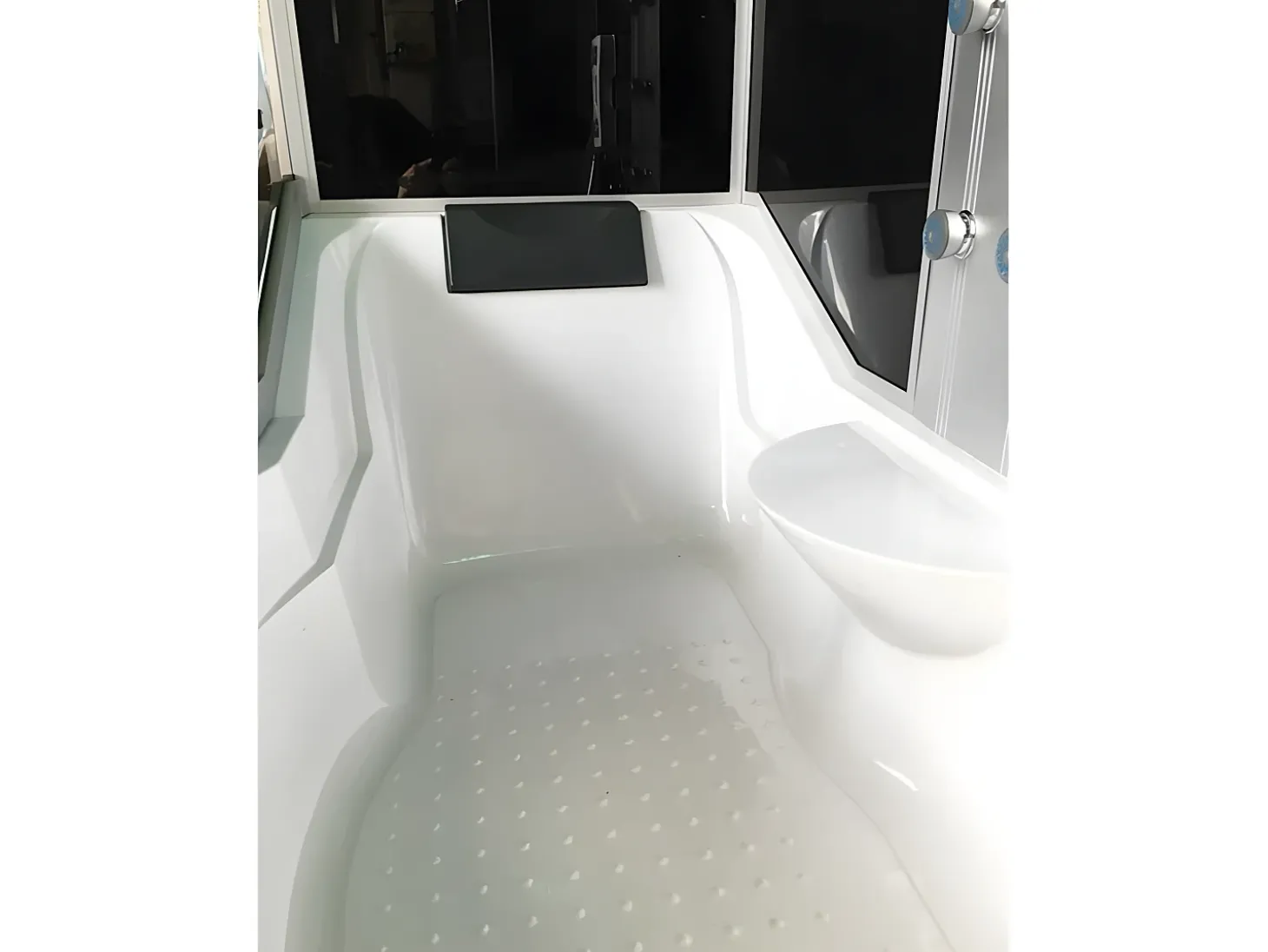 Banheira com duche de hidromassagem 170 x 90 cm Cromoterapia - Ocean