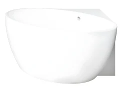 Banheira de canto - 197 L - 127 x 127 x 58 cm - Branco - Acrílico - GOURAMI