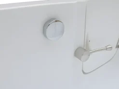 Banheira de canto com porta SERVEE - 235 L - 170*76*61 cm - Canto esquerdo - Sifão incluído