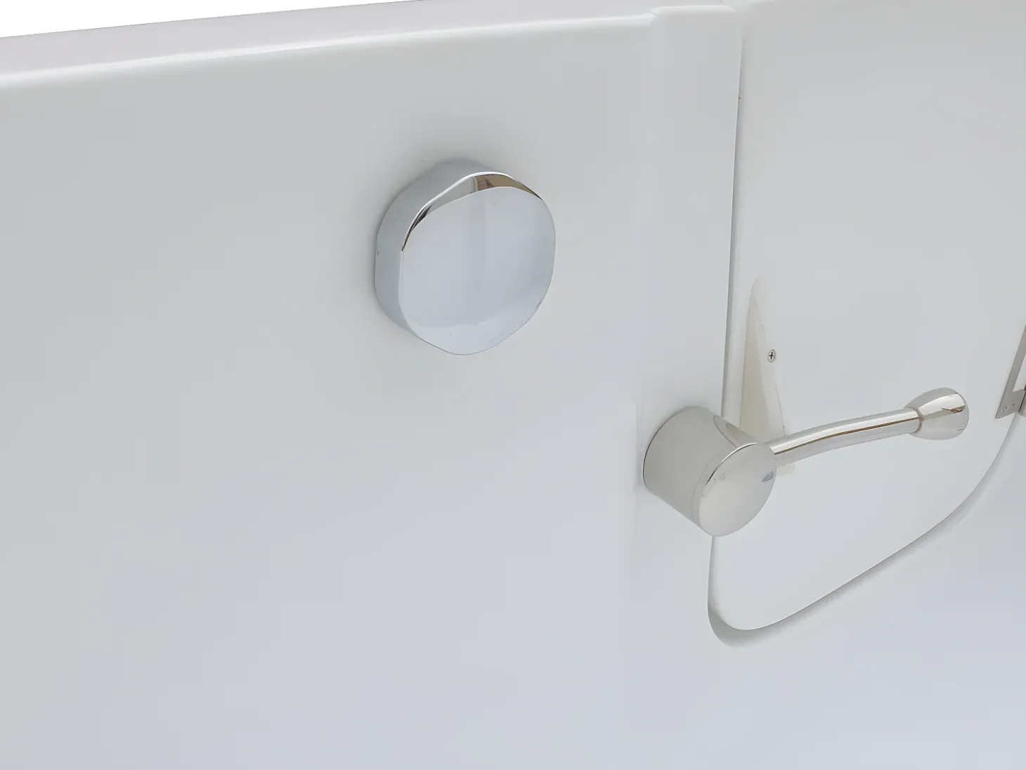 Banheira de canto com porta SERVEE - 235 L - 170*76*61 cm - Canto esquerdo - Sifão incluído